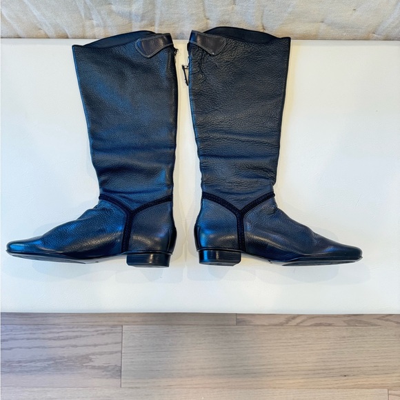 Black Leather Boots - Picture 6 of 7